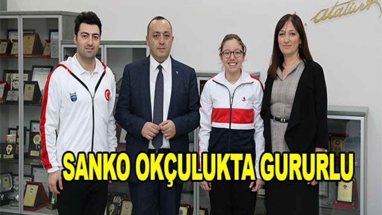 SANKO Okulları sporcusu okçulukta il ikincisi oldu