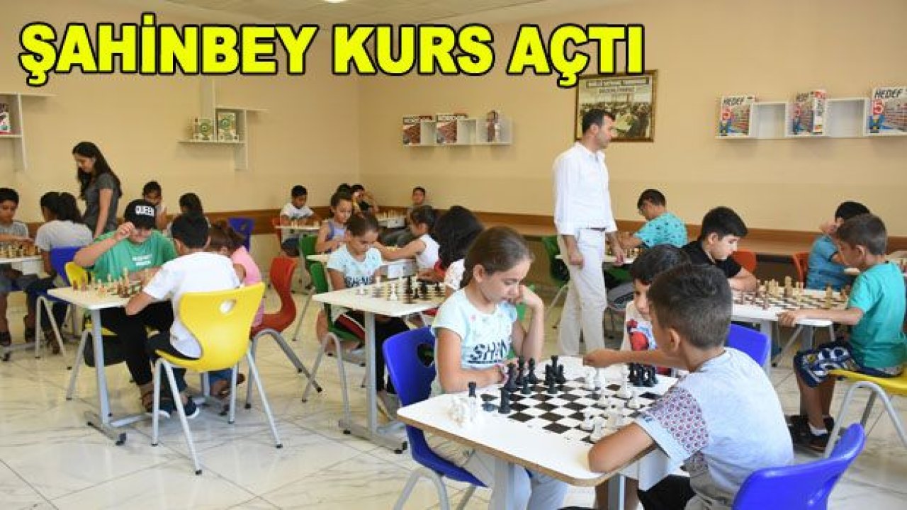 Şahinbey Belediyesi'nden satranç kursu