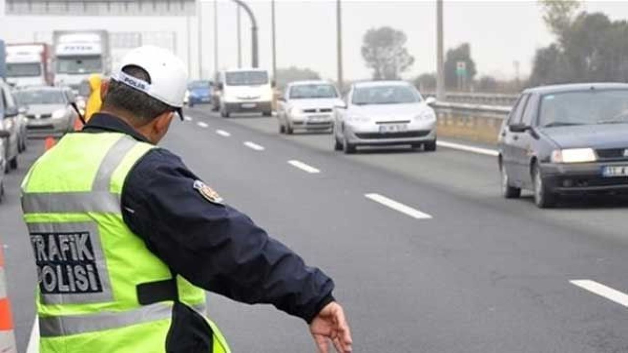 1.111 sürücü ve araç plakasına işlem