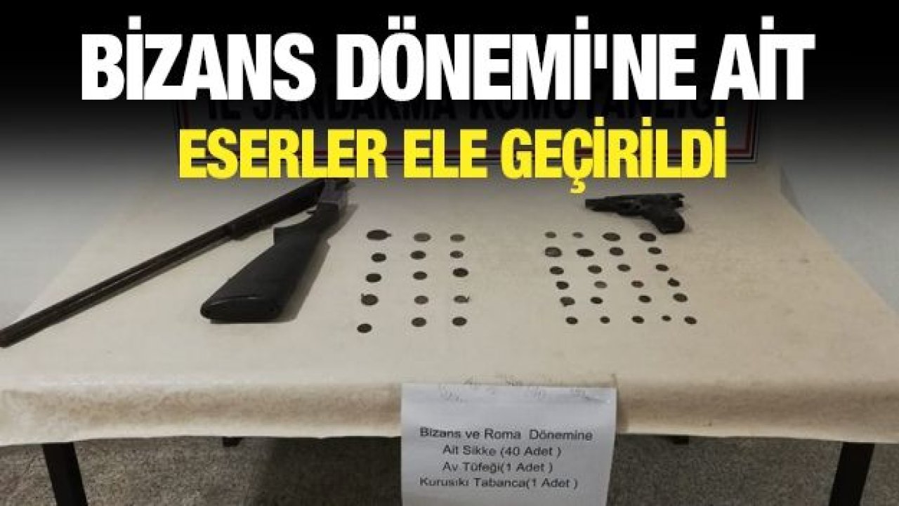 Bizans Dönemi'ne ait olduğu değerlendirilen eserler ele geçirildi