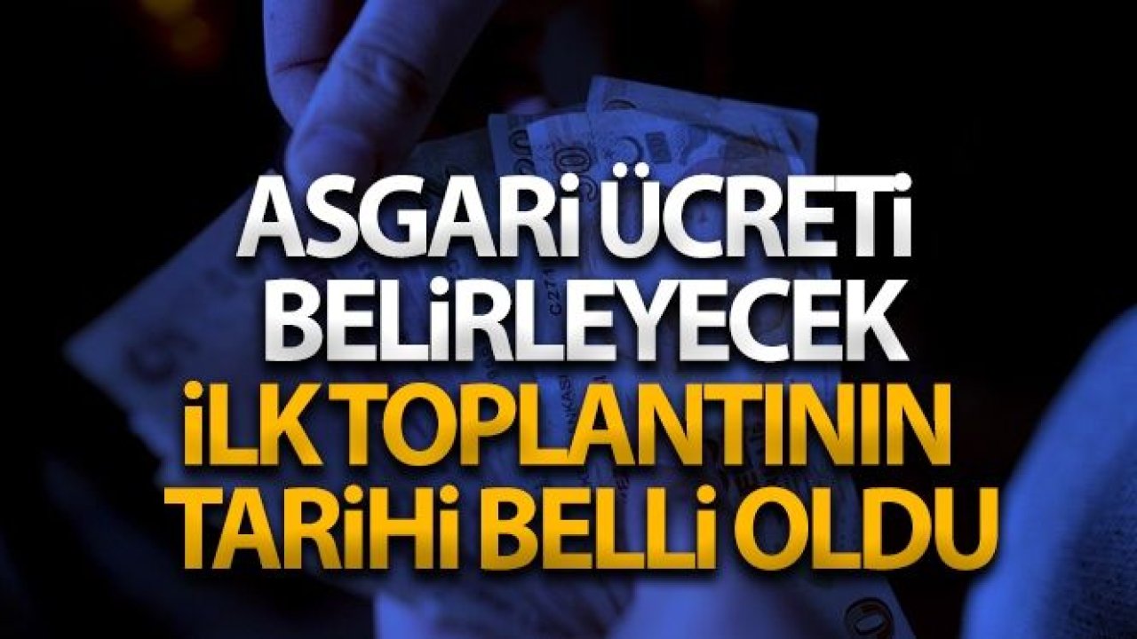 Asgari ücreti belirlemede ilk toplantı 4 Aralık'ta