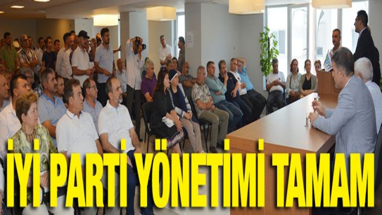 İYİ Parti'de yeni yönetim belli oldu