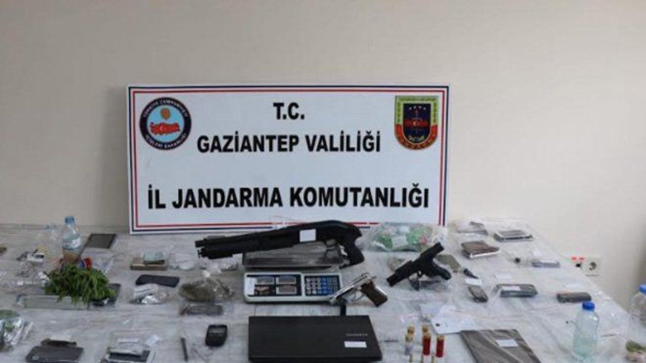 Gaziantep'te uyuşturucu operasyonu: 27 gözaltı