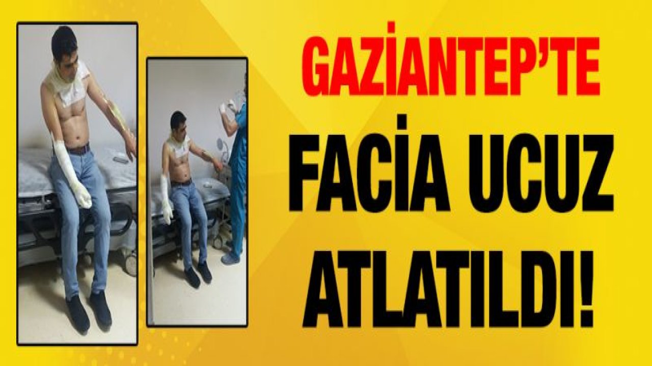 Fırında sıkışan gaz alev aldı: 1 yaralı