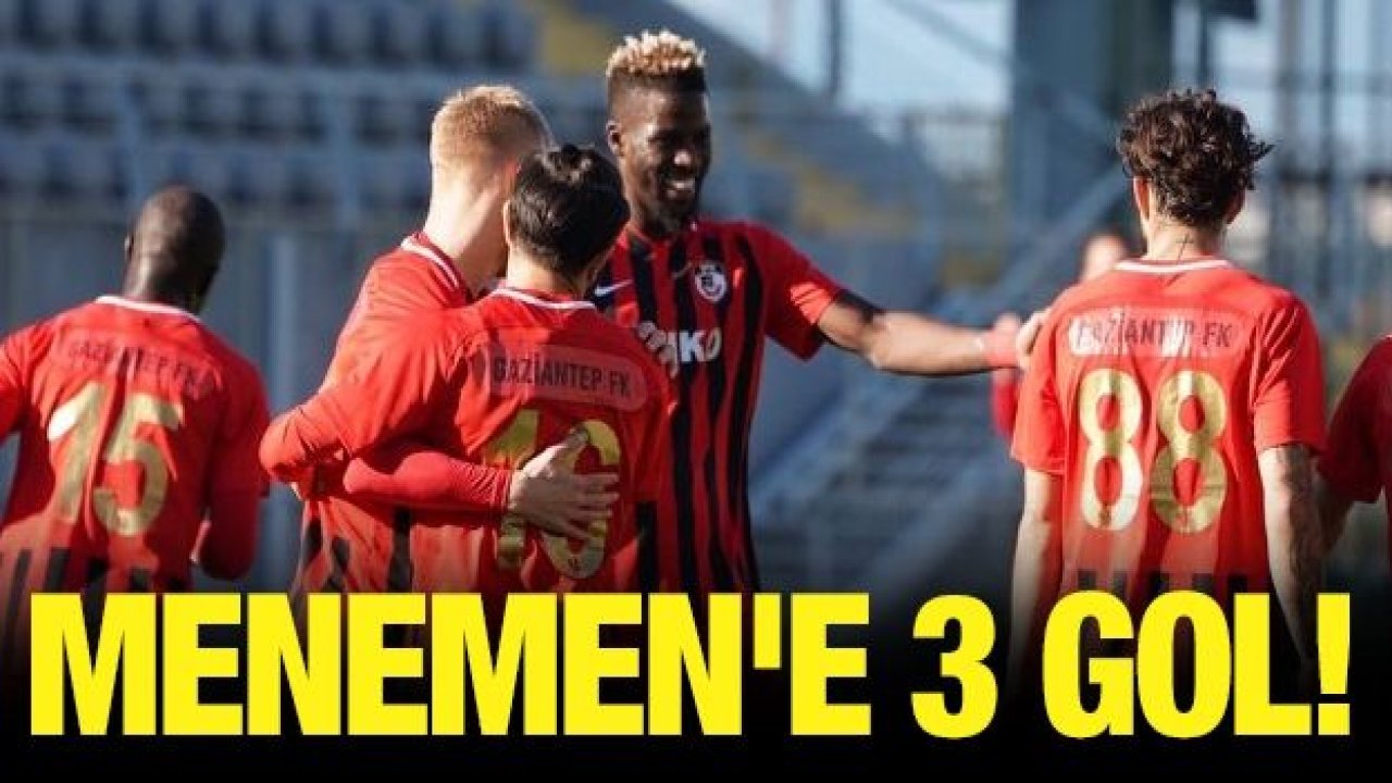 Menemen'e 3 gol!