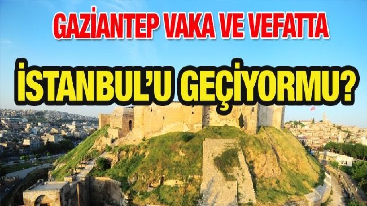 Gaziantep Vaka Ve Vefat Sayılarında İstanbul'la Yarışıyor