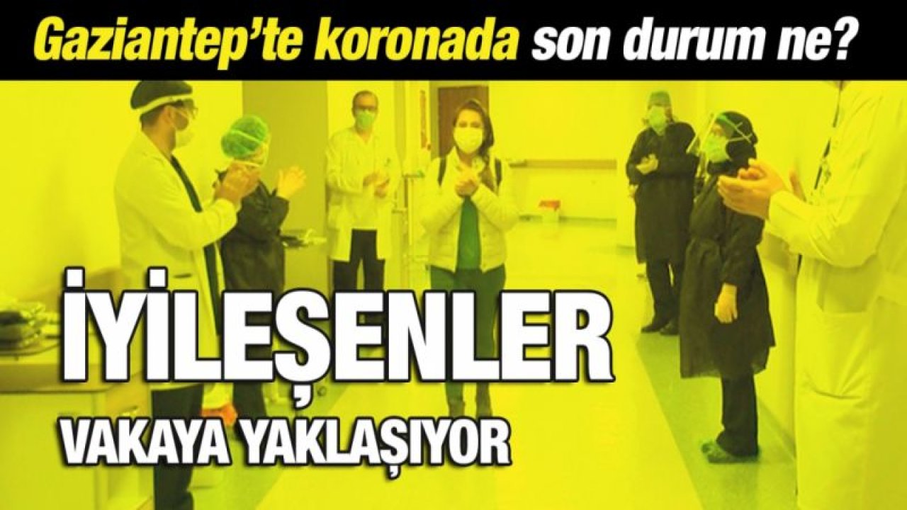 Gaziantep’te koronada son durum ne?  İyileşenler vakaya yaklaşıyor