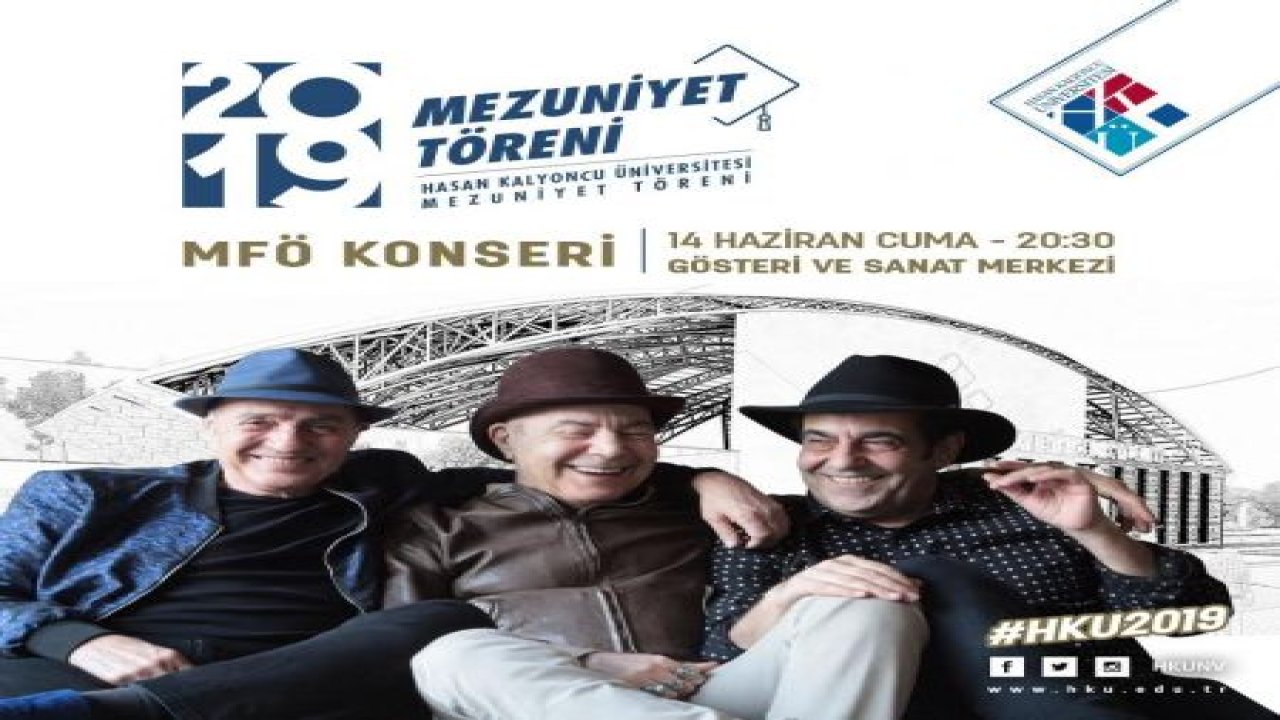 HKÜ'DE V. MEZUNİYET TÖRENİ & MFÖ KONSERİ