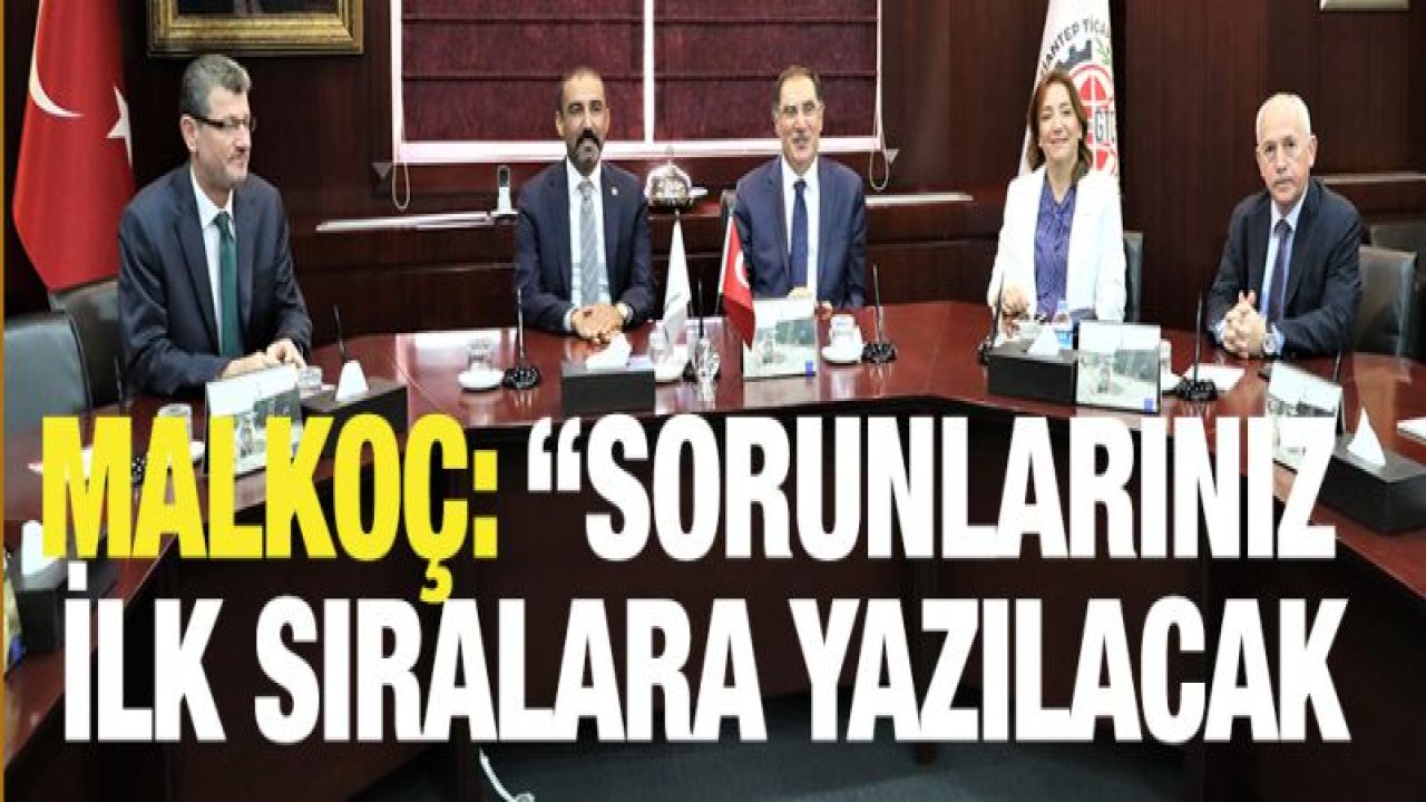 GAZİANTEP'İN SORUNLARI OMBUDSMAN MALKOÇ'TA