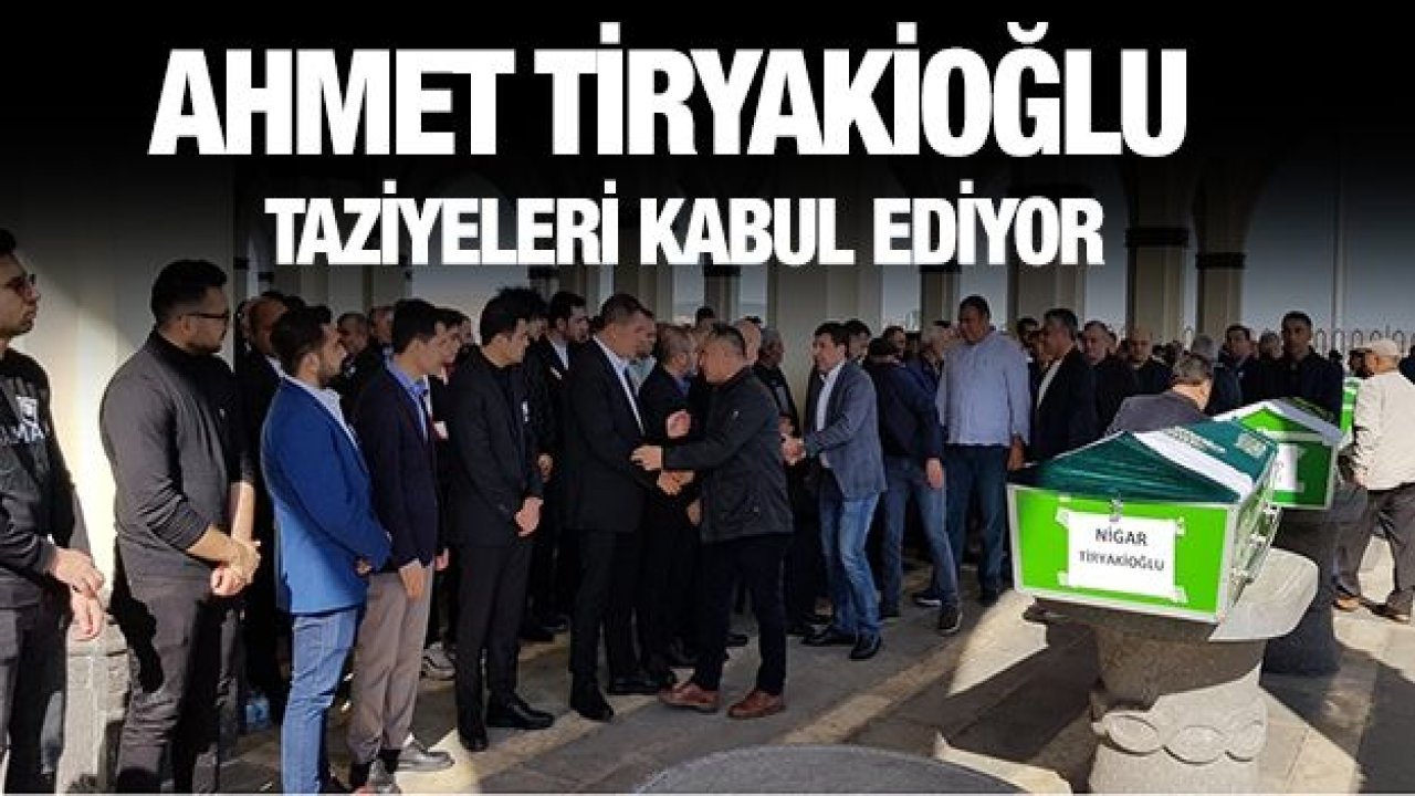 Tiryakioğlu taziyeleri kabul ediyor