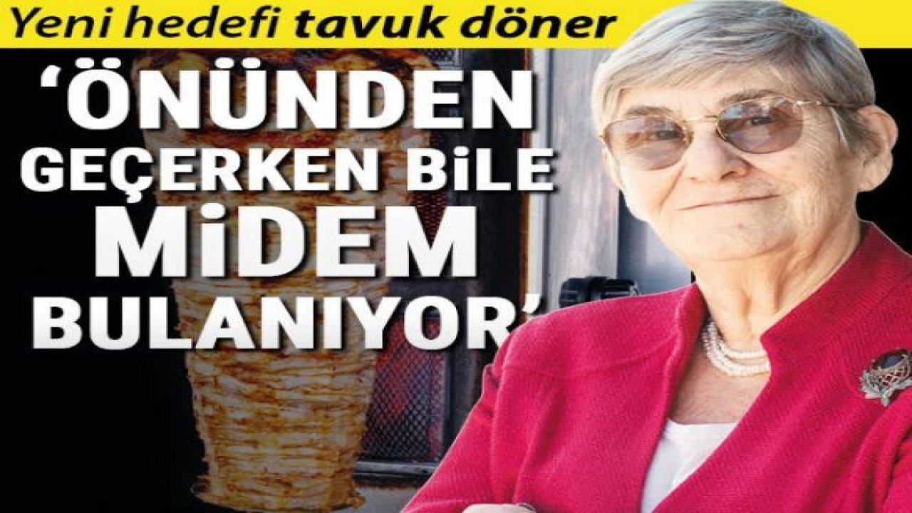 Canan Karatay tavuk döneri ateşledi!