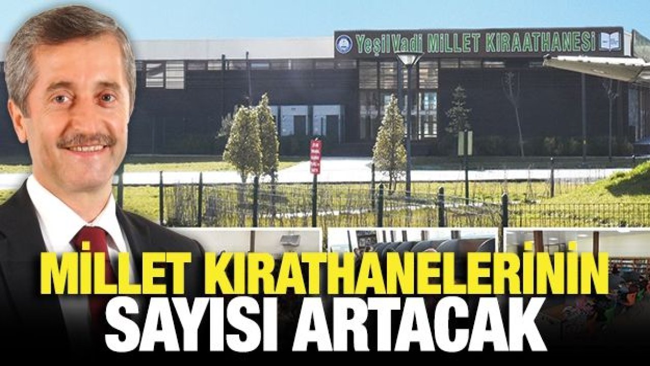 MİLLET KIRAATHANELERİNE YOĞUN İLGİ