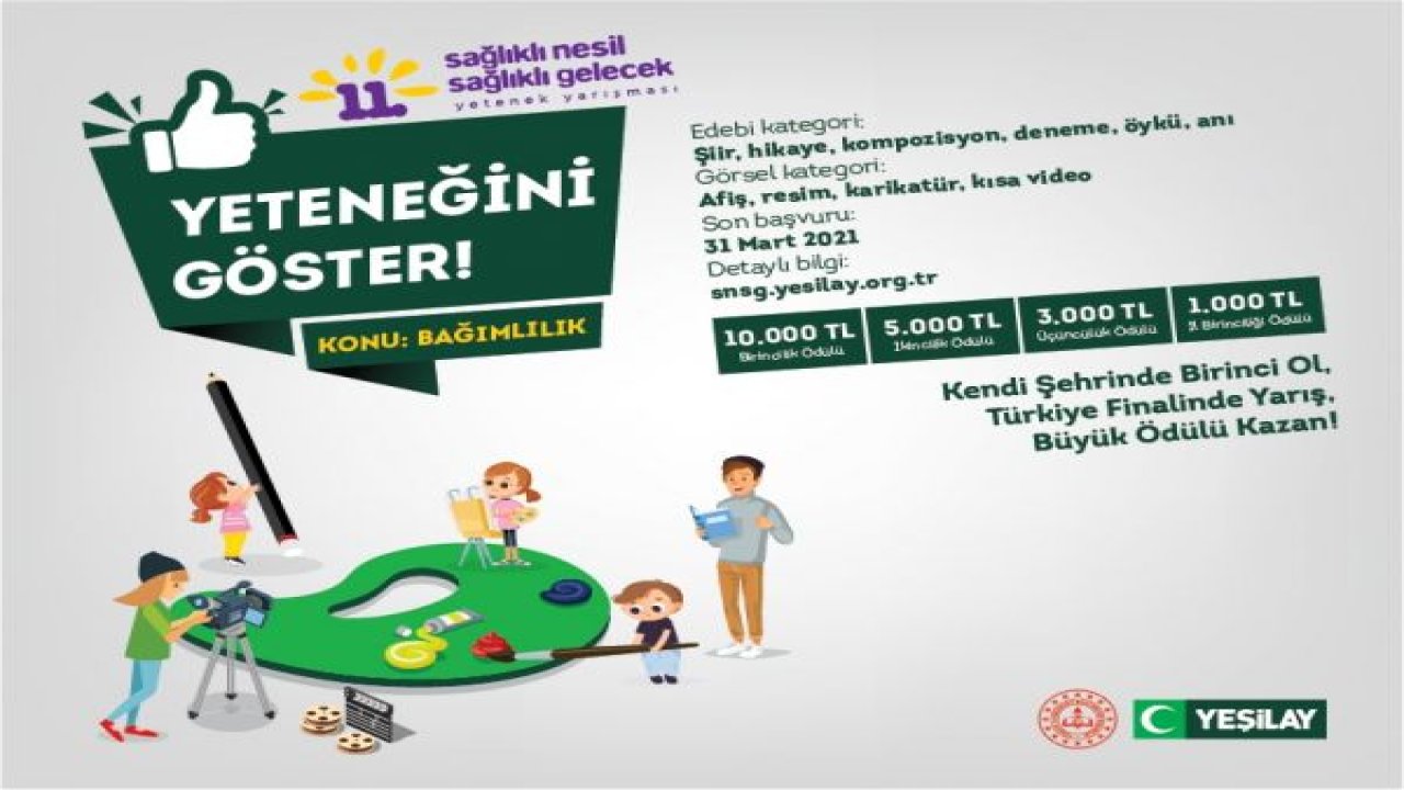 11. Sağlıklı Nesil Sağlıklı Gelecek Yarışması başvuruları 31 Mart’a kadar yapılabilecek