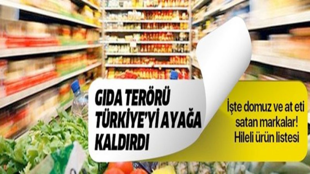 Gıda terörü! Domuz eti, at eti çıkan firmalar hangileri? İşte marka marka hileli taklit ürünler listesi...