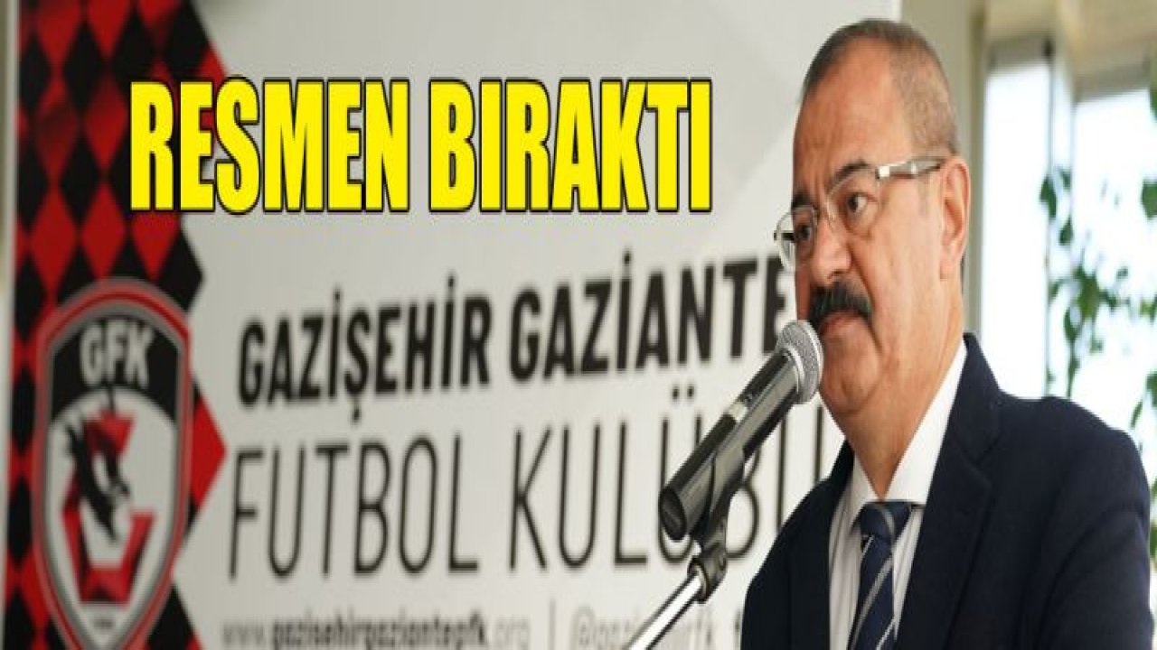 Konukoğlu resmen bıraktı