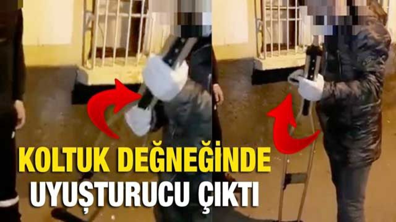 Gaziantep'te koltuk değneği içinde uyuşturucu ele geçirildi