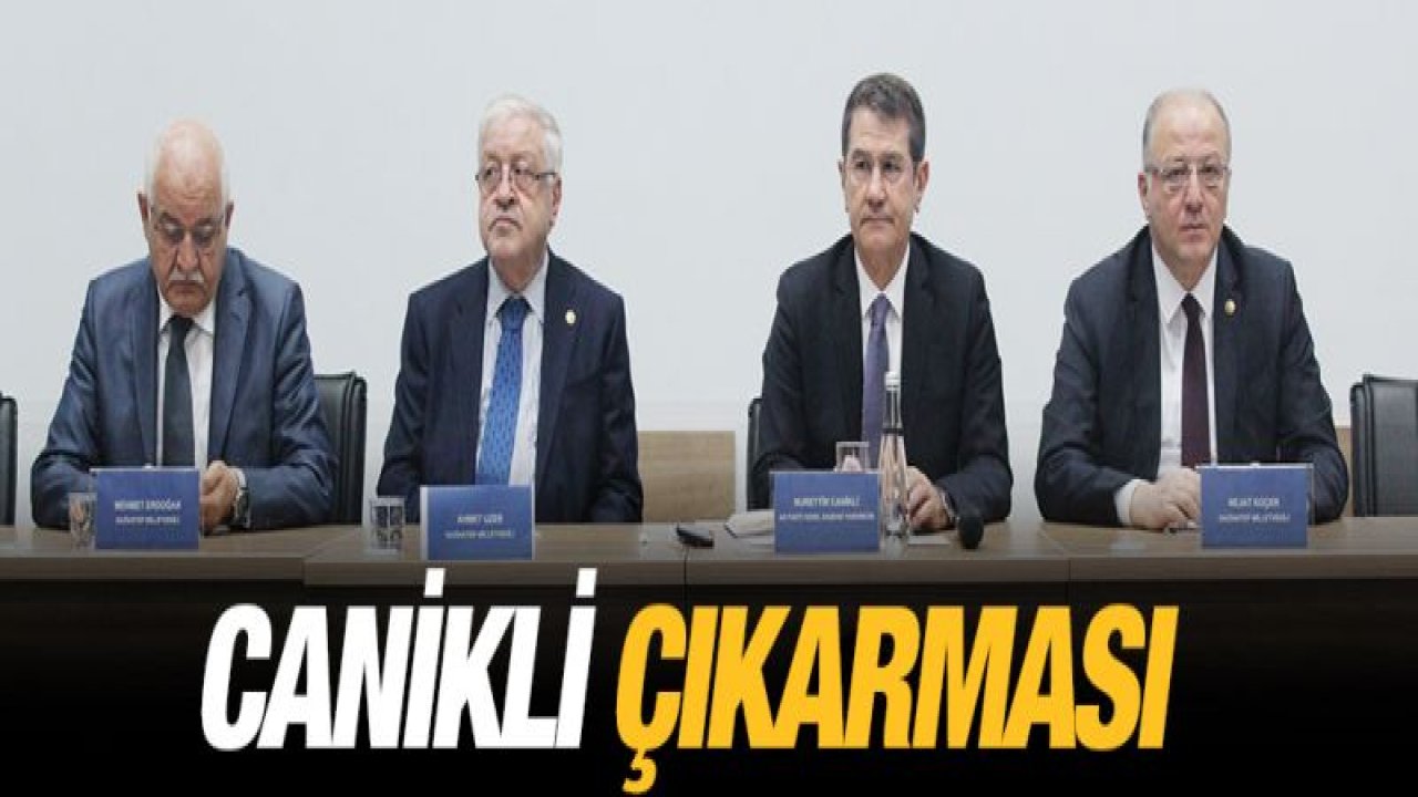 AK Parti'li Canikli sanayicilerle bir araya geldi