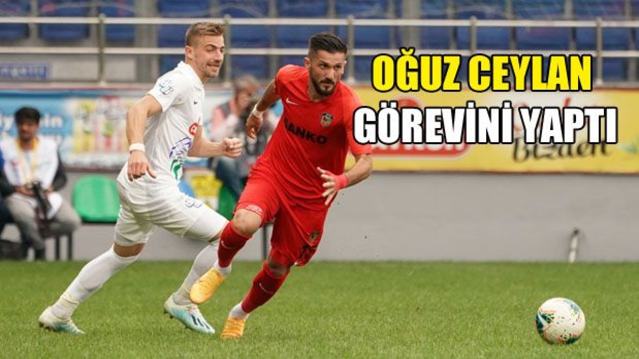 Oğuz Ceylan görevini yapıyor