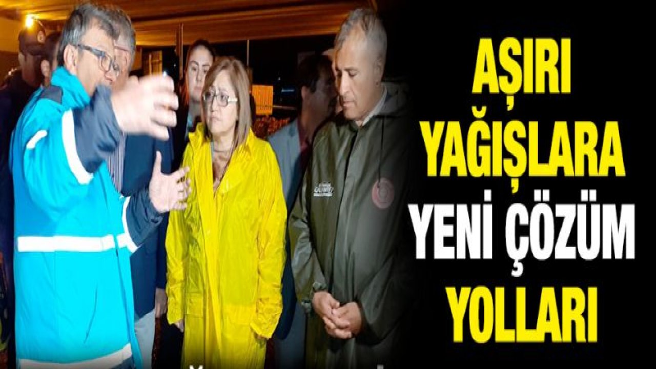 Başkan Şahin'den aşırı yağışlara yeni projeler yolda