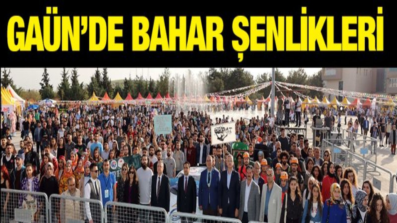 GAÜN'de davullar bahar şenliği için çaldı