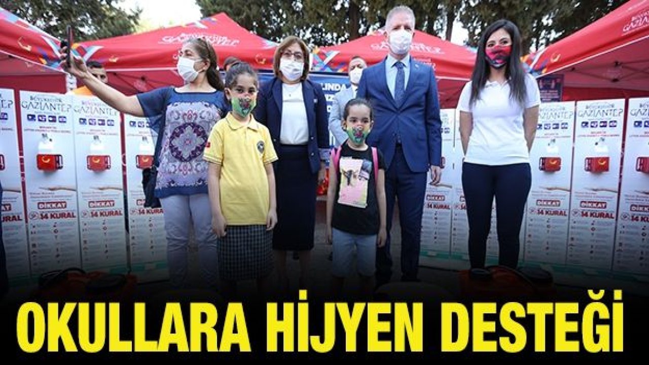 GÜVENLİ OKUL PROJESİ KAPSAMINDA 500 OKULA HİJYEN MALZEMESİ DAĞITILDI