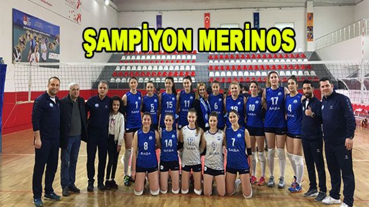 Merinosspor şampiyonluğunu ilan etti