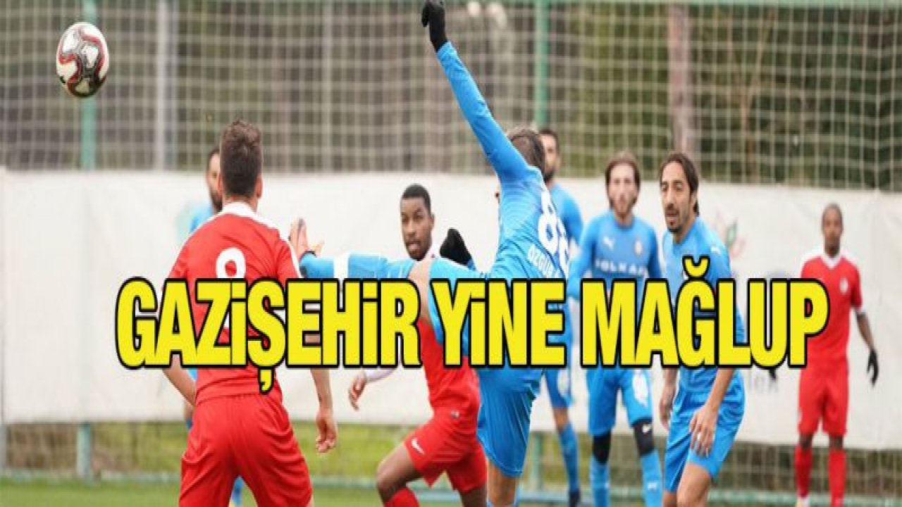 Gazişehir, Altay'a da yenildi 1-0