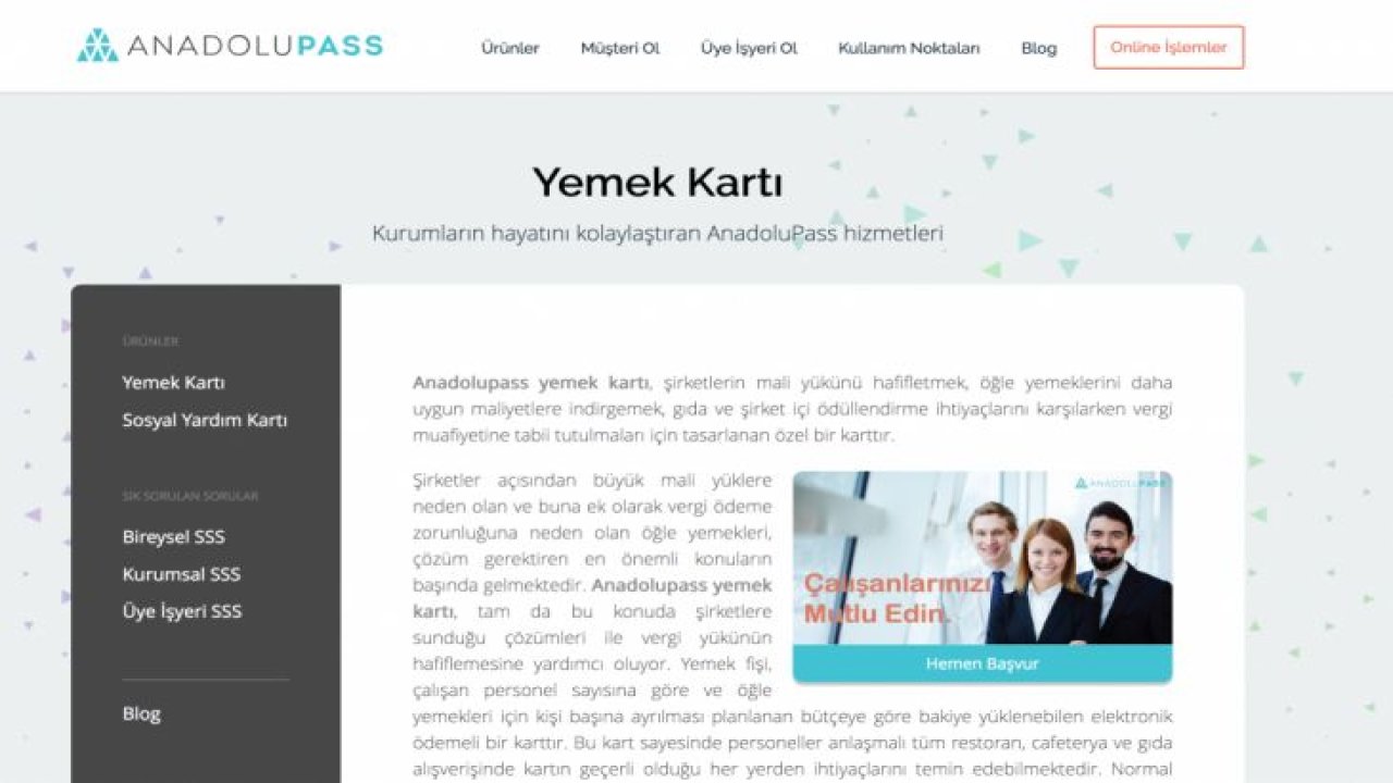 Personellerin performansını arttıran kart