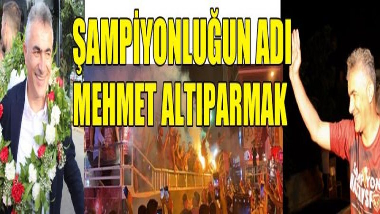 Mehmet Altıparmak rekor kırdı