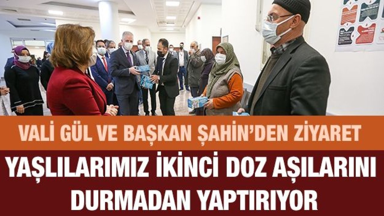 Başkan Şahin, İkinci Doz Aşısını Olan Yaşlı Bireyleri Hastanede Ziyaret Etti