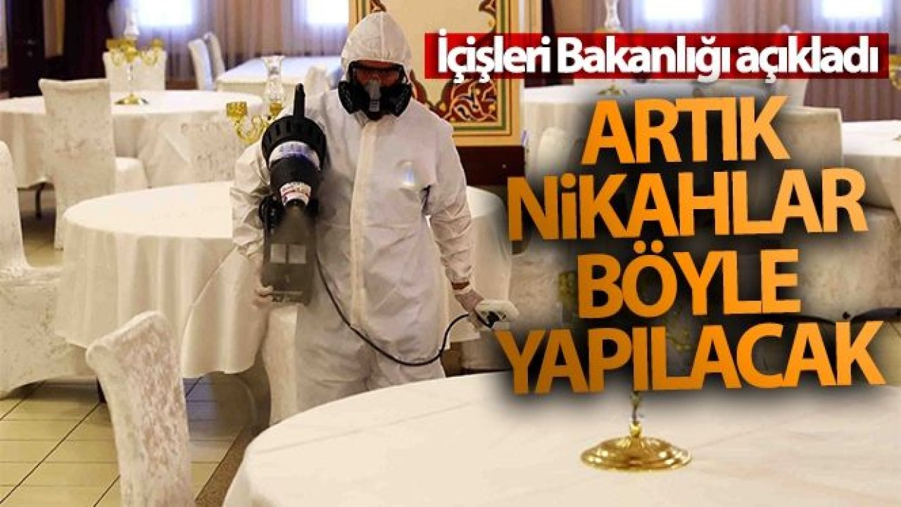 İçişleri Bakanlığı'ndan nikahlar için genelge