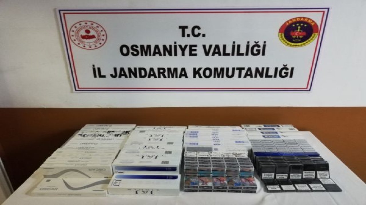 Otobüste 520 paket kaçak sigara bulundu