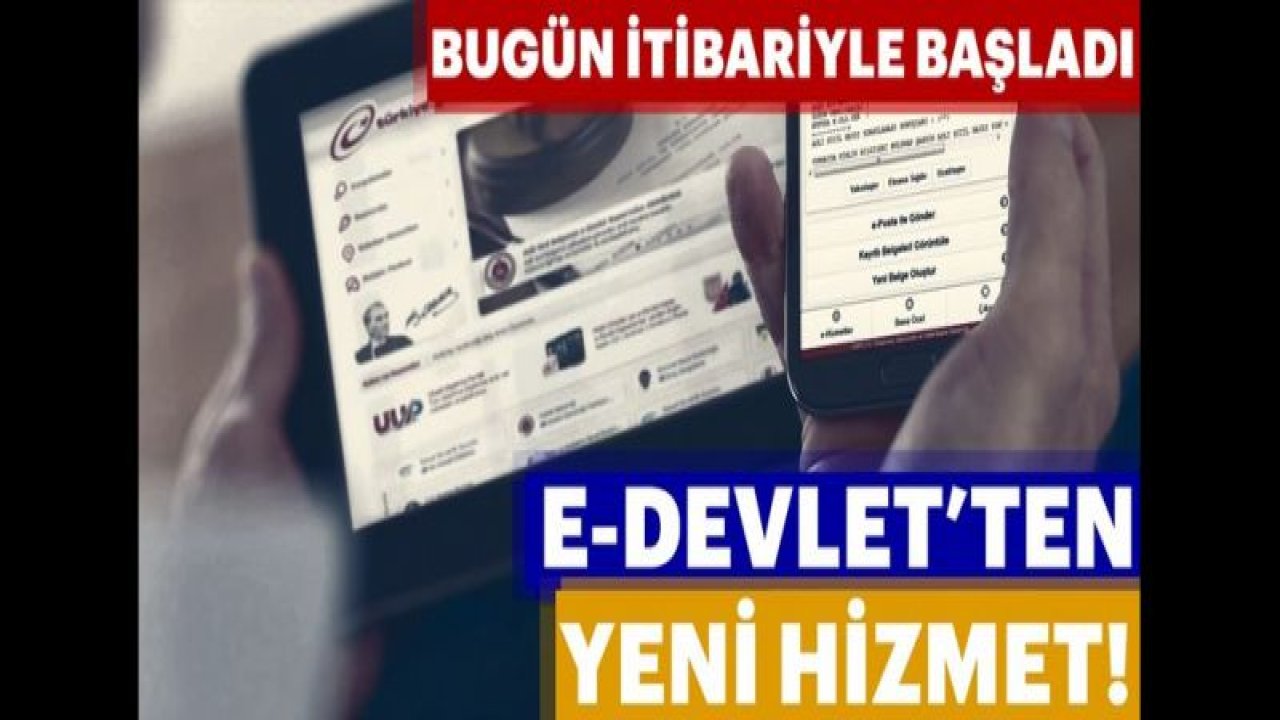 e-Devlet'te yeni hizmet! Vekil, azil ve istifa bilgileri e-Devletten görüntülenecek