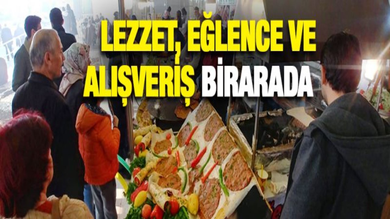 Lezzet, eğlence ve alışveriş birarada