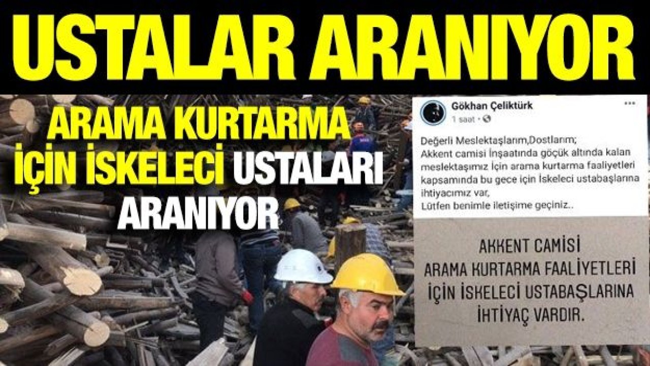 Acil İskeleci aranıyor!