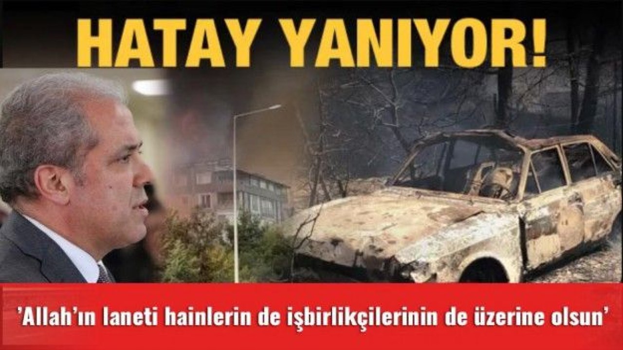 Hatay'daki orman yangınına karadan müdahale