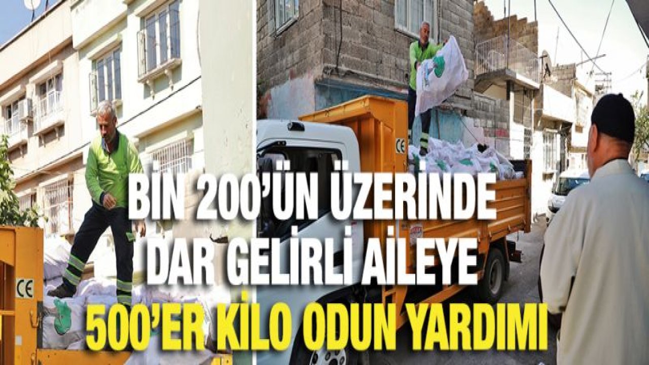 DAR GELİRLİ AİLELERE KIŞLIK YAKACAK YARDIMI