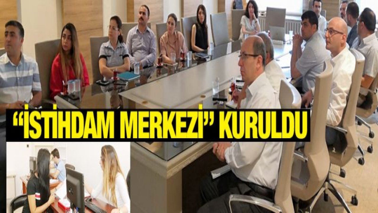 BÜYÜKŞEHİR BELEDİYESİ, İSTİHDAM MERKEZİ KURDU