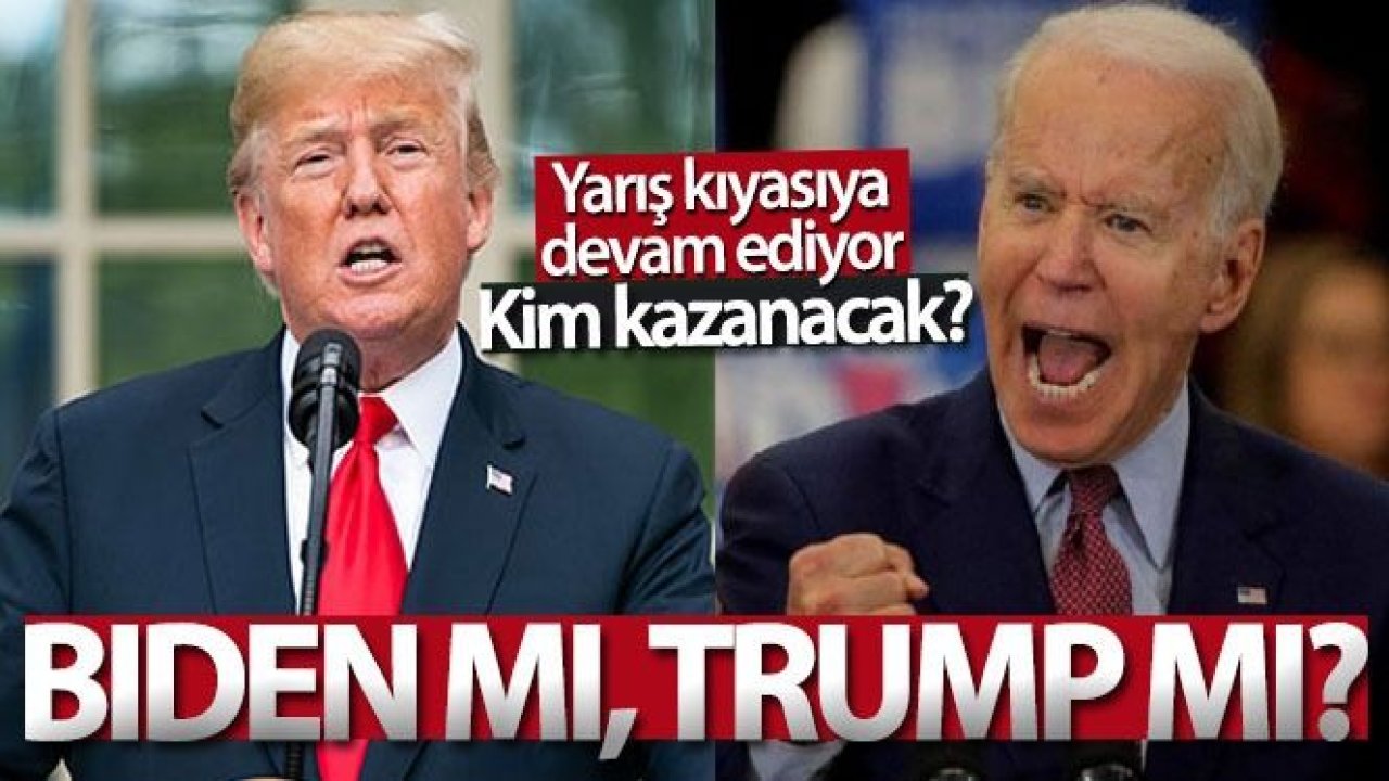 Yok Böyle Seçim! TRUMP VS BIDEN...ABD'de Başkanlık seçimlerinde yarış kıyasıya devam ediyor