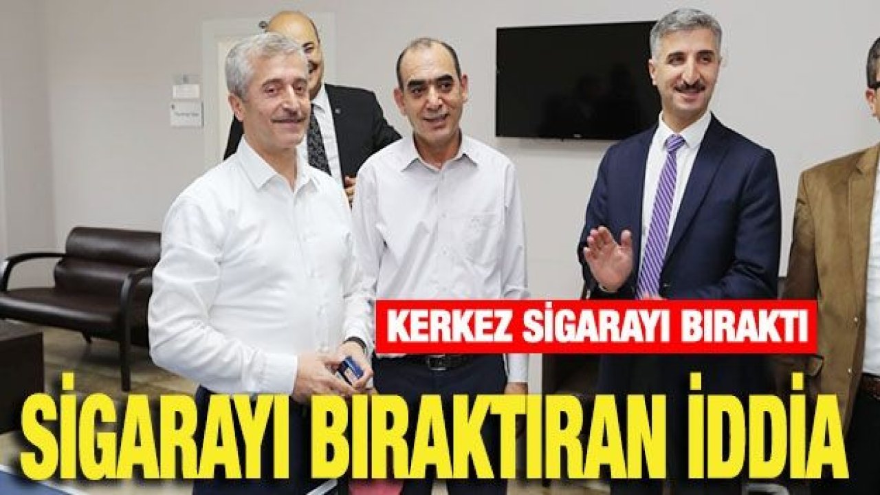 Sigarayı bıraktıran iddia