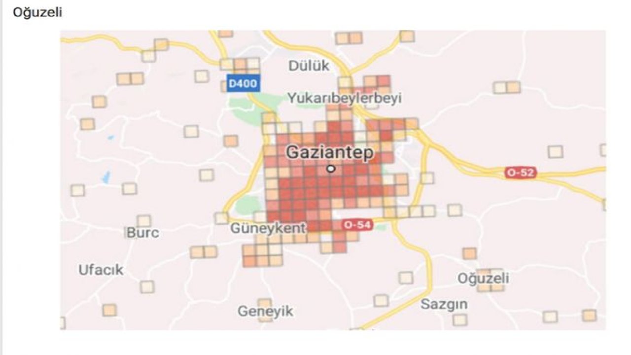 Gaziantep'te riskli bölgeler nereler?