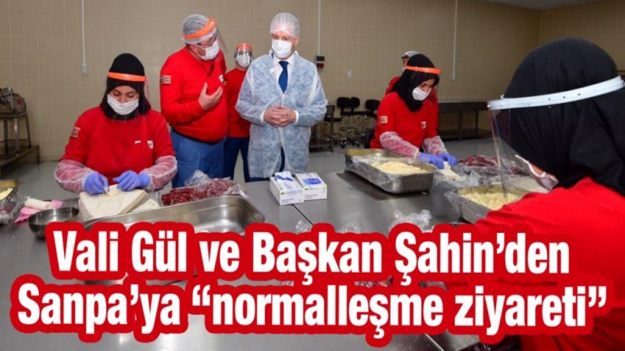 Vali Gül ve Başkan Şahin’den Sanpa’ya “normalleşme ziyareti”