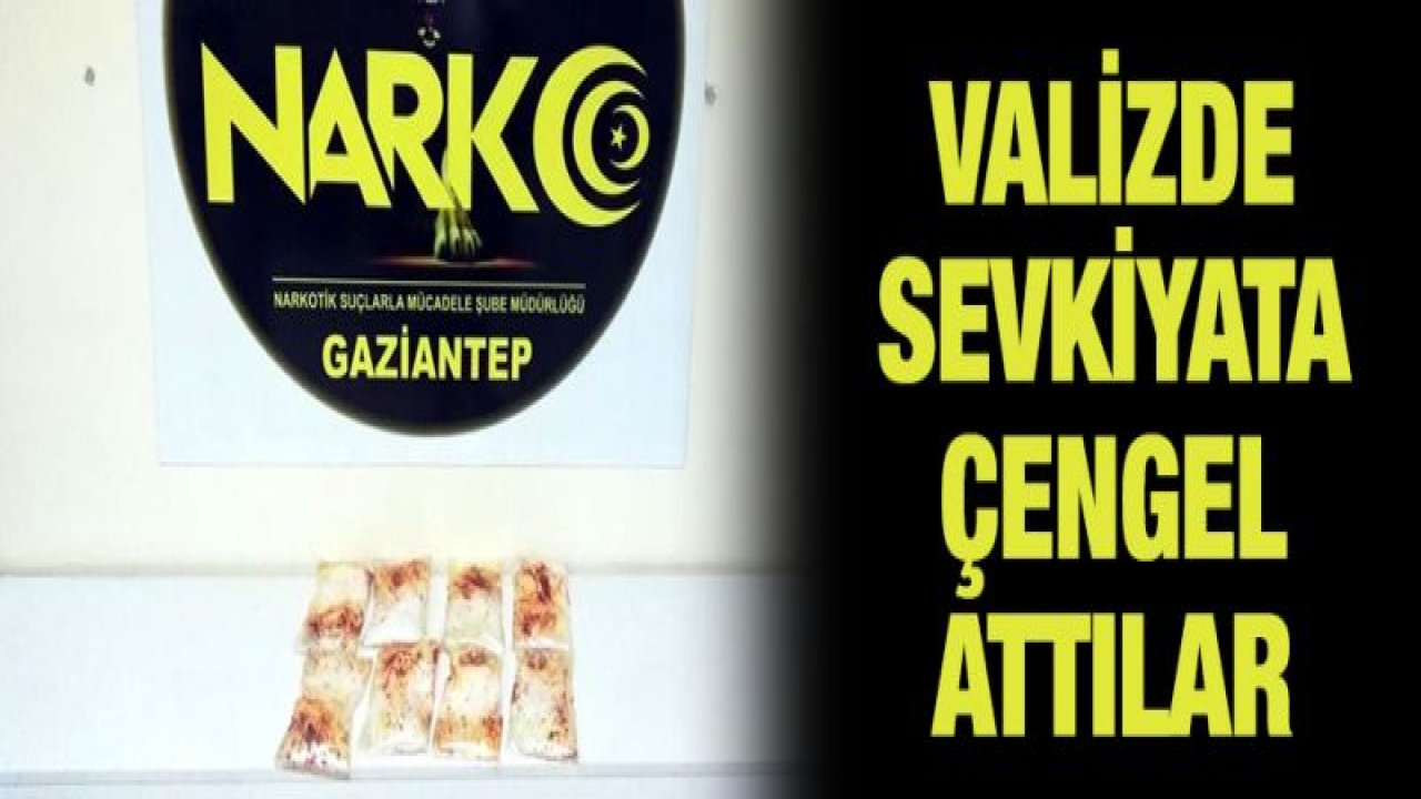 Valizde uyuşturucu sevkıyatına polis darbesi