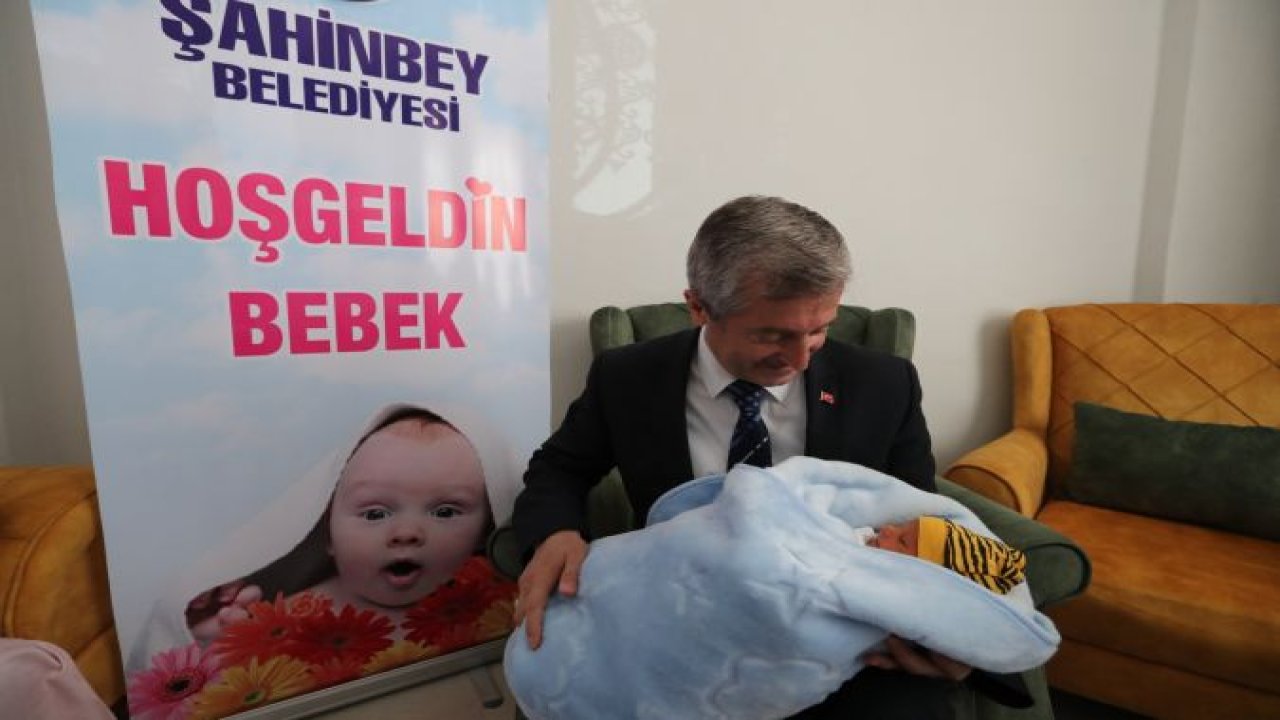 ŞAHİNBEY BELEDİYESİ'NDEN 110.000 BEBEĞE HOŞ GELDİN SÜRPRİZİ