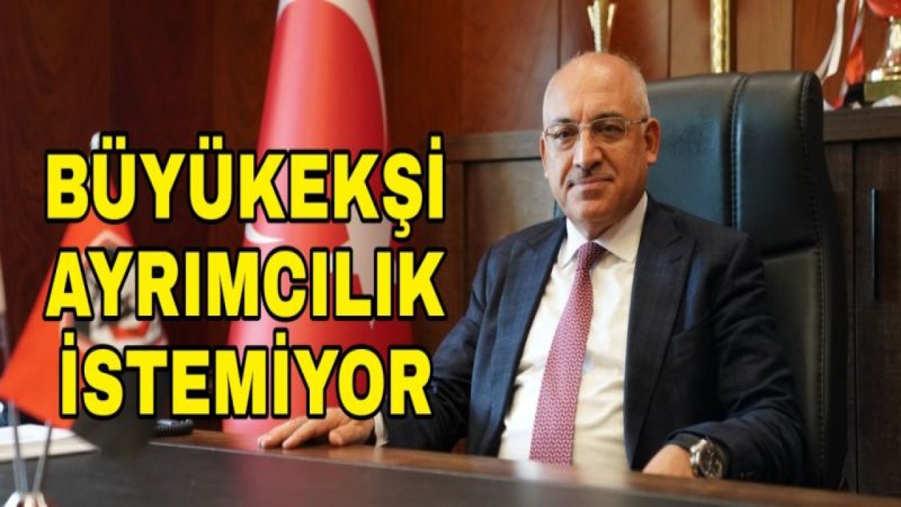 AYRIMCILIK DEĞİL ADALET İSTİYORUZ