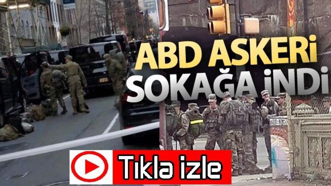 Korona Virüs'ü Amerikan Ordusunu Sokağa Döktü...ABD Ordusu New York'ta sokağa indi