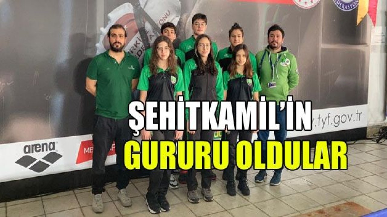 Şehitkamilli yüzücüler milli takımda yüz güldürdü