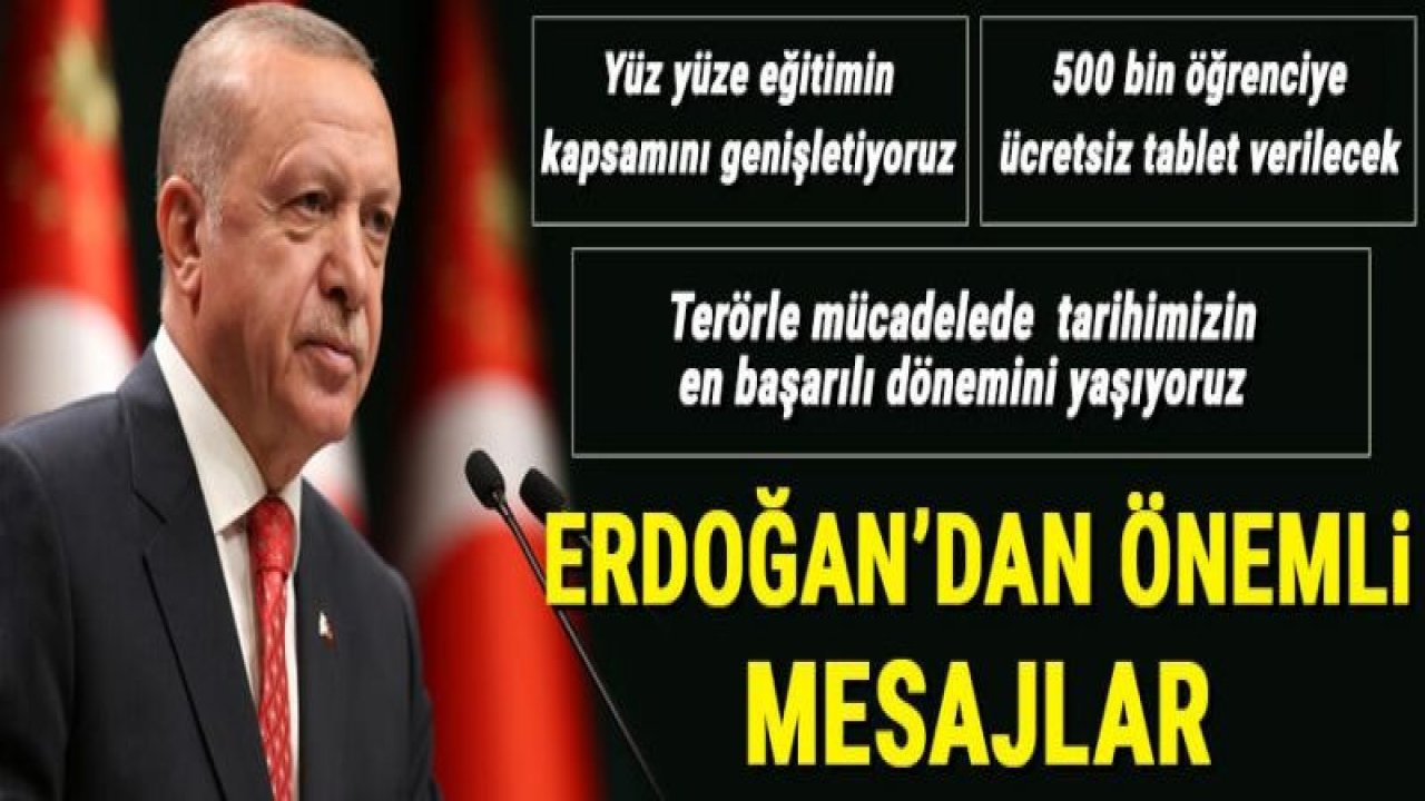 Son dakika...Video İzle... Yüz Yüze Eğitim Kararı! Erdoğan Açıkladı...Yüz Yüze 2, 3, 4, 8 VE 12. SINIFLARDA YÜZ YÜZE EĞİTİM KARARI