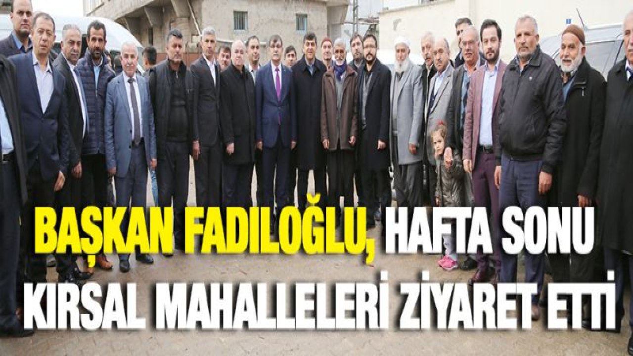 BAŞKAN FADILOĞLU: 'BİZ, MİLLETİMİZE SEVDALIYIZ'