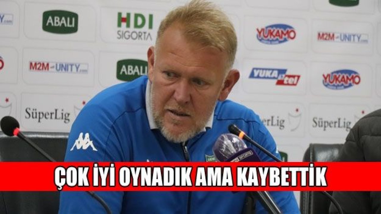 Prosinecki: "Rakipten daha iyi oynayarak maçı kaybediyoruz”